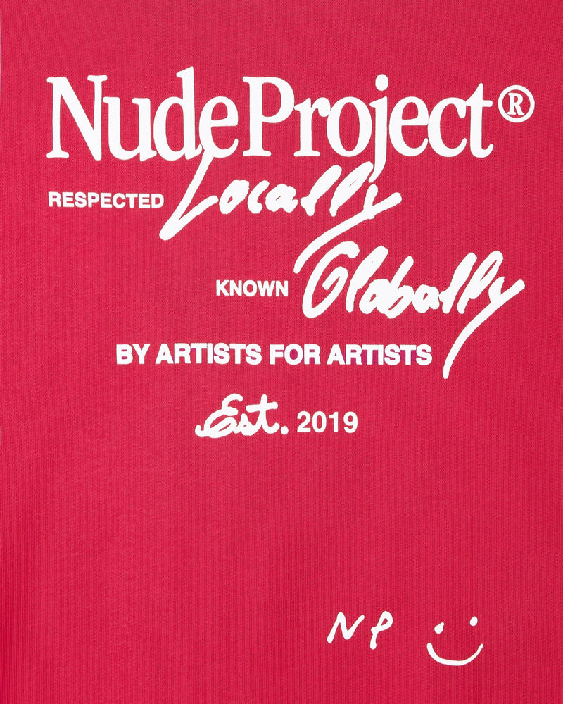 GLOBAL SOON TEE RASPBERRY
