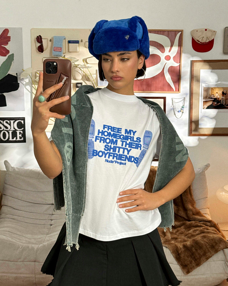 TYPE SHIT TEE WHITE