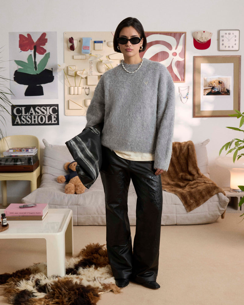 PREMIUM ALPACA SWEATER GREY