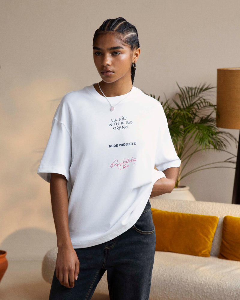 FACE TEE WHITE