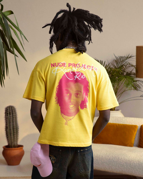 FACE TEE YELLOW