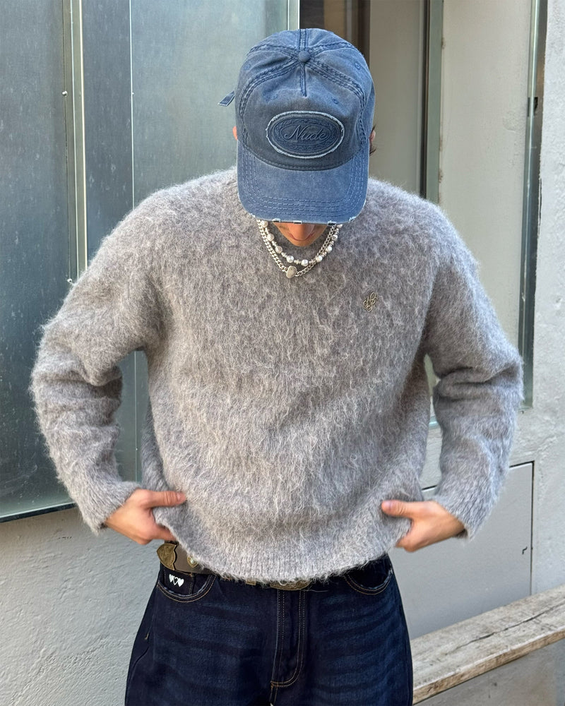 PREMIUM ALPACA SWEATER GREY